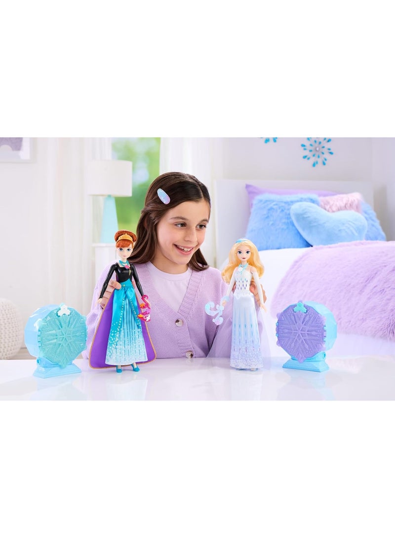 Mattel Games Frozen Fashion Dolls Spin & Reveal Elsa - Image 3